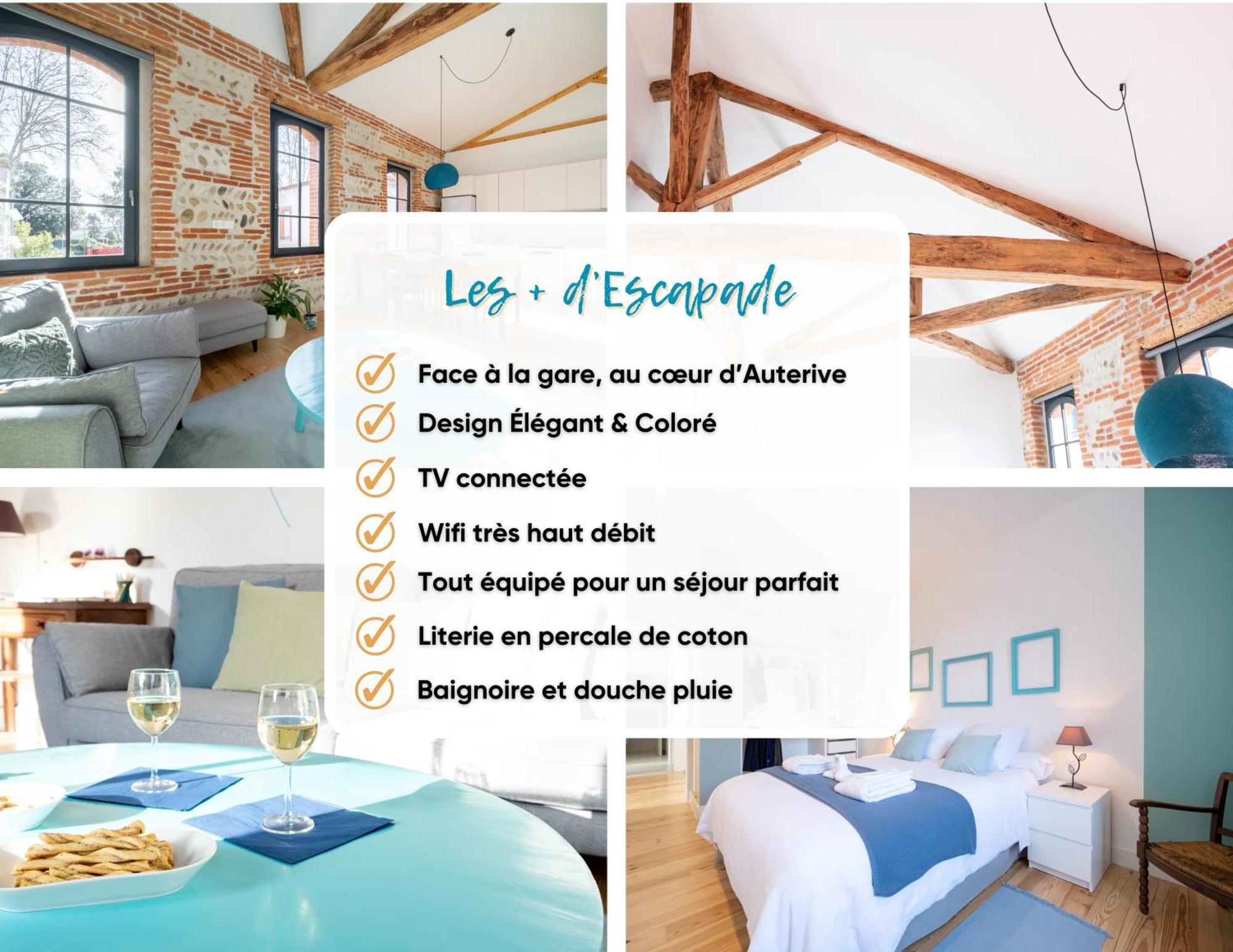 Evasions-Escapade, Centre-Ville, Gare Auterive  Eksteriør billede